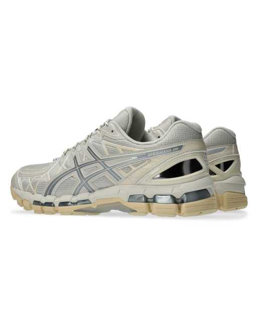 Asics Gel-Kayano 20 trainers in stone grey and silver, 4 of 4