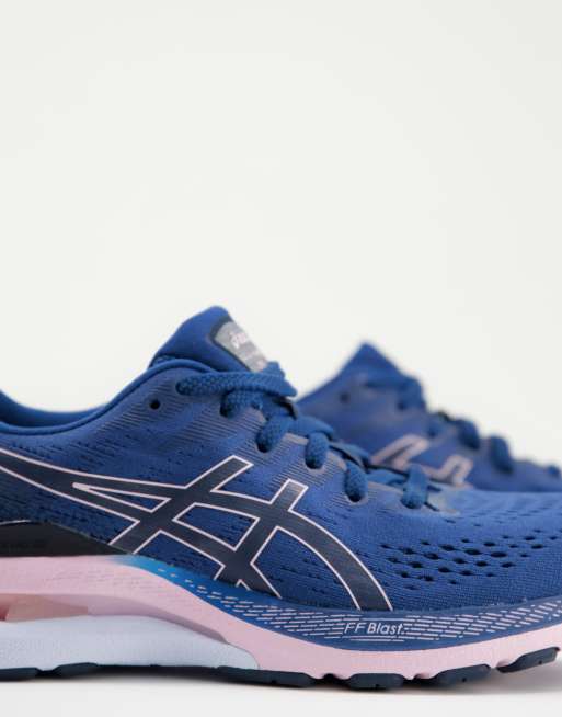 Asics kayano shop blue pink