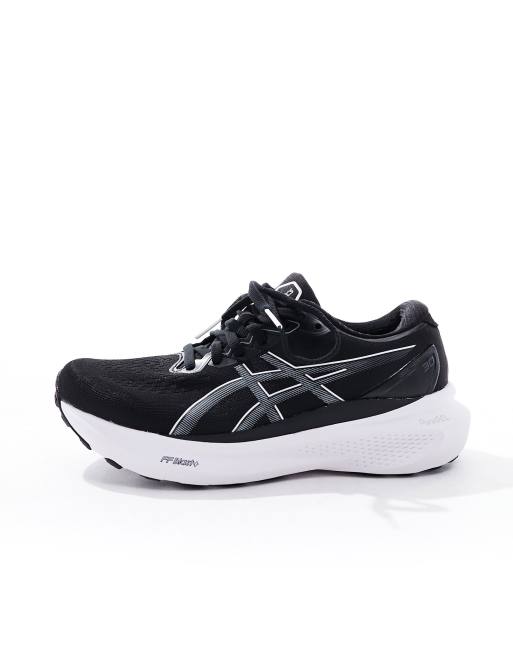 Asics – Gel-Kayano 30 – Czarno-szare buty sportowe do biegania, 2 z 5