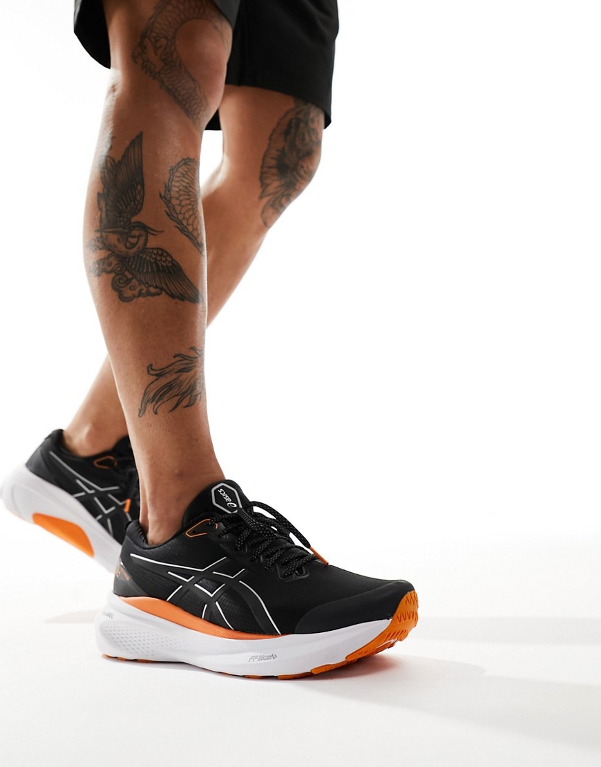 Asics Gel-Kayano 30 Lite-Show stability running trainers in black