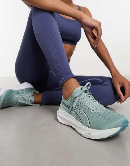 Asics Gel Kayano 30 running stability trainers in ocean haze