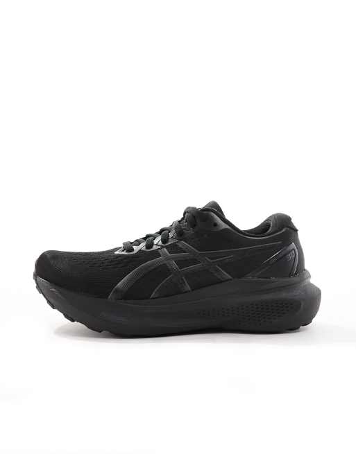 Asics Gel Kayano 30 stability running trainers in all black ASOS