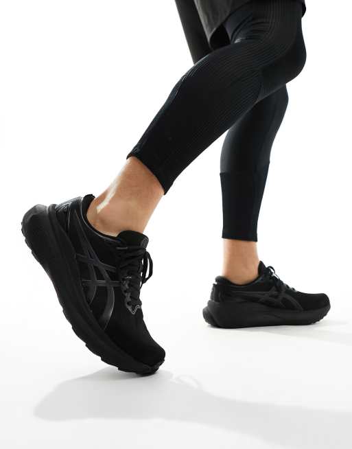 Asics Gel-Kayano 30 stability running trainers in all black