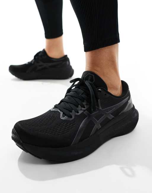 Asics Gel-Kayano 30 stability running trainers in all black