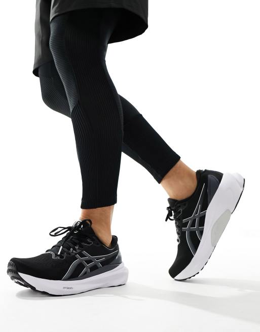 Black stability shop running shoes