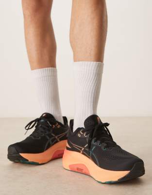 Asics Asics Gel-Kayano 31 running trainers in black and rainy lake