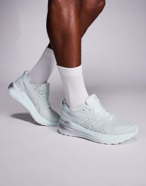 Asics Gel-Kayano 31 running trainers in grey and silver - view 1