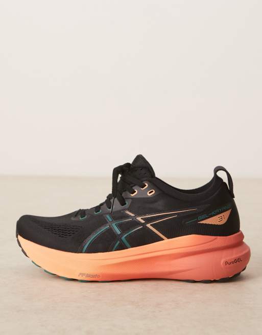 Asics - Gel-Kayano 31 - Sneakers da corsa nere e color lago piovoso, 2 di 5