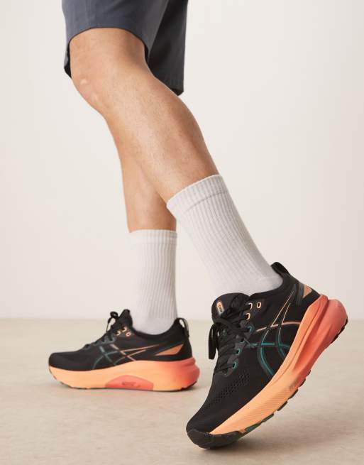Asics - Gel-Kayano 31 - Sneakers da corsa nere e color lago piovoso, 3 di 5