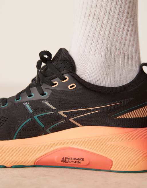 Asics - Gel-Kayano 31 - Sneakers da corsa nere e color lago piovoso, 5 di 5