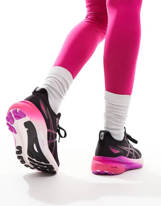 Asics – Gel-Kayano 31 – Stabilitäts-Laufsneaker in Schwarz und Pink, 5 von 5