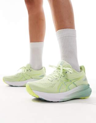 asics - gel-kayano 31 stability - gröna löparskor-grön/a
