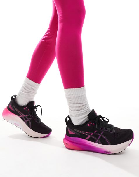Asics - Gel Kayano 31 Stability - Løbesneakers i sort og pink - view 1