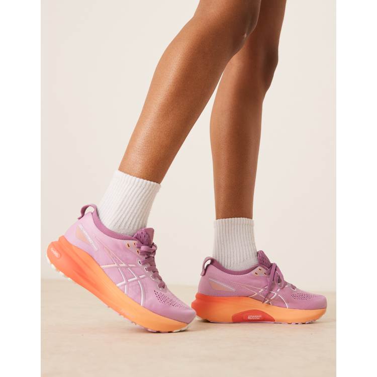 Asics Gel-Kayano 31 stability running trainers in light ube and