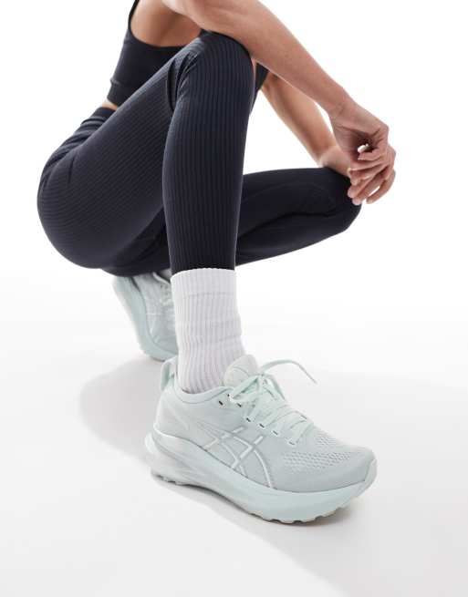 Asics - Gel-Kayano 31 Stability - Sneakers da corsa color acqua pura e argento puro
