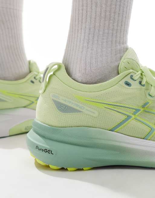 Asics – Gel-Kayano 31 Stability – Zielone buty sportowe do biegania, 4 z 5