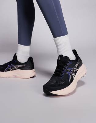 Asics - Gel-Kayano 32 - Laufschuhe in Schwarz und Perlenrosa