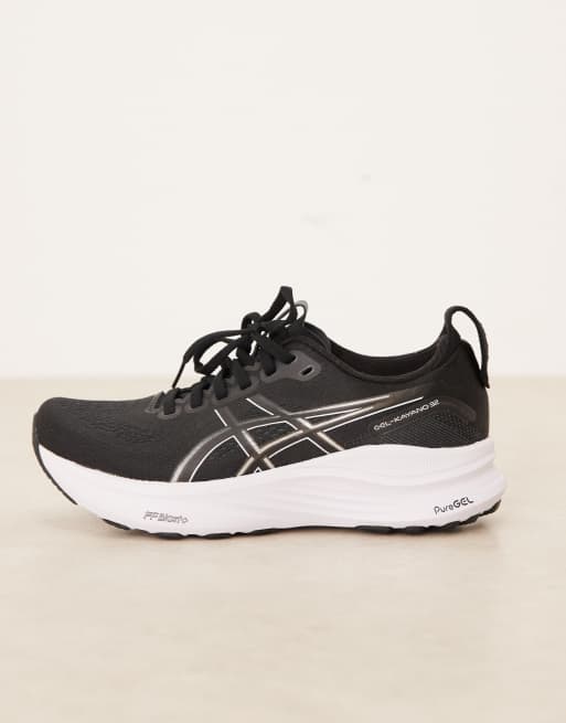 Asics – Gel-Kayano 32 – Laufschuhe in Schwarz und Weiß, 2 von 5