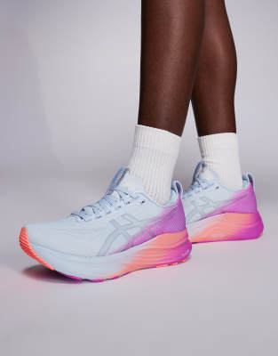 Asics - Gel-Kayano 32 Sunny Sizzle - Lauf-Sneaker in Sky und Digital Sakura-Blau