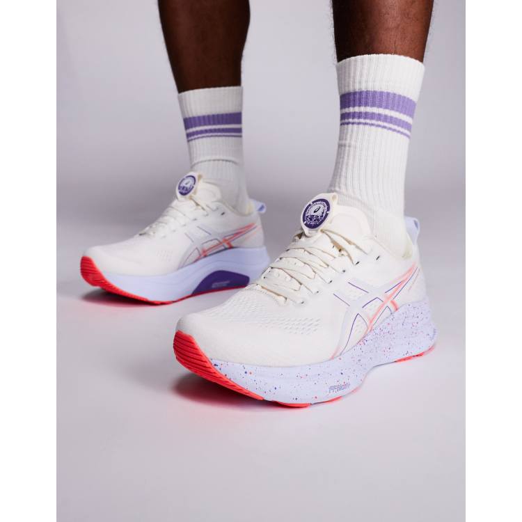 Asics Gel-Kayano 32 Tokyo running trainers in cream and edo purple