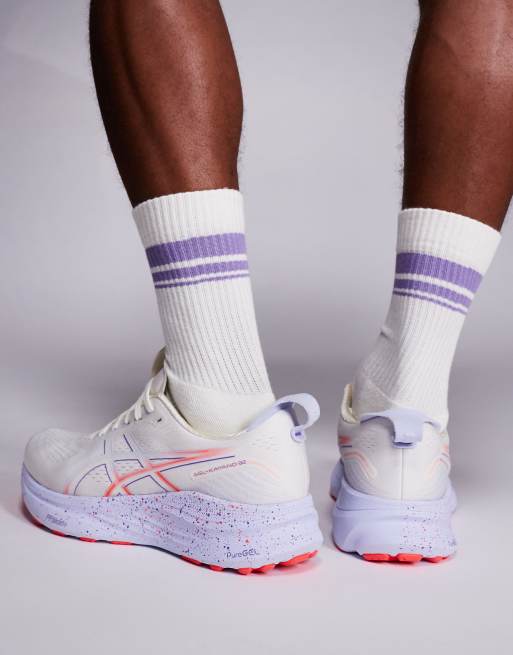 Asics Gel-Kayano 32 Tokyo running trainers in cream and edo purple