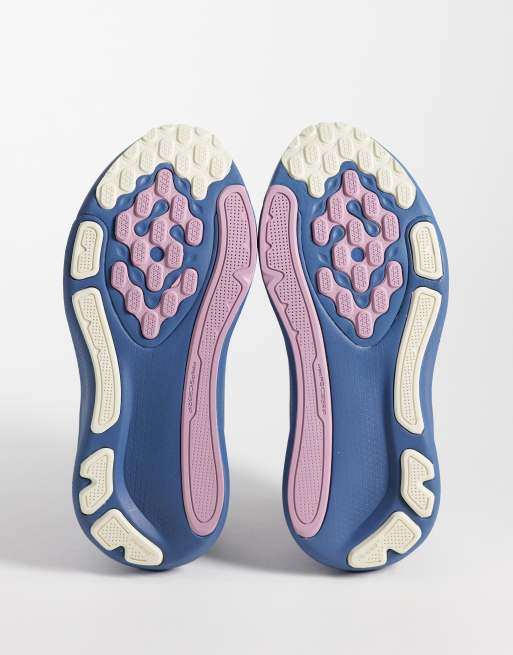 Asics Gel-Kayano 33 running trainers in dark purple and blue, 5 of 5