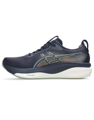 Asics Gel-Kayano 33 running trainers in navy and khaki