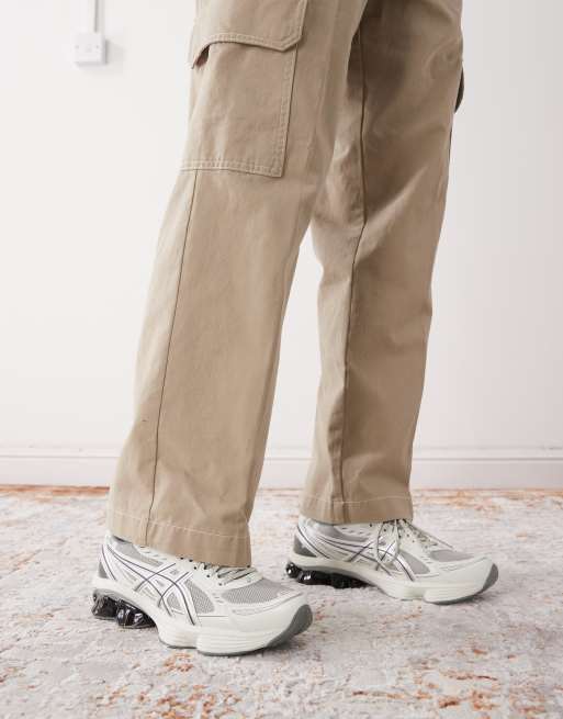 Asics - Gel-Kinetic Fluent - Sneakers i grå/sølvfarve, 4 af 5