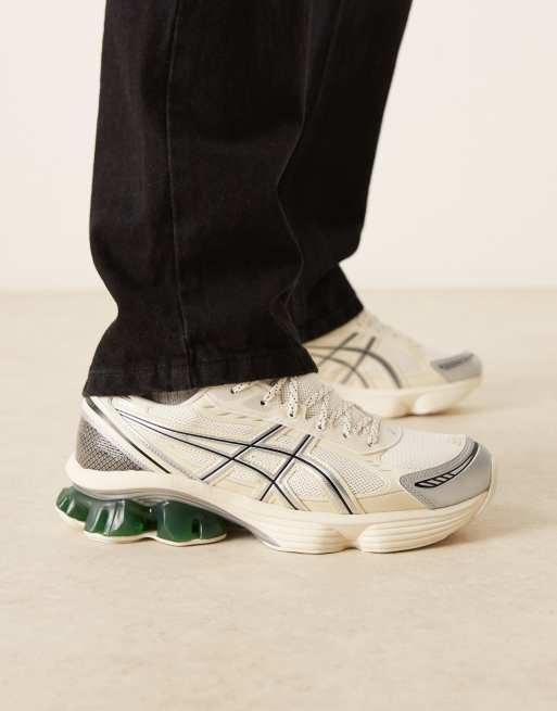 Asics - Gel-Kinetic Fluent - Sneakers in crème en zilver, 3 van 5