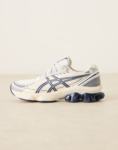 Asics - Gel-Kinetic Fluent - Sneakers in wit en blauw - view 1