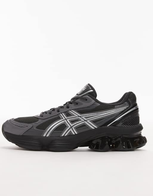 Asics - Gel-Kinetic Fluent - Sneakers in zwart en zilver | ASOS