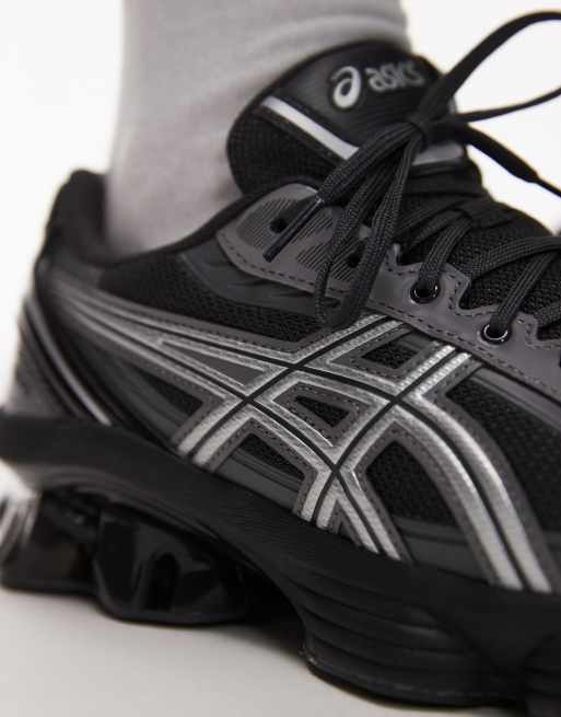 Asics - Gel-Kinetic Fluent - Sneakers in zwart en zilver, 4 van 5