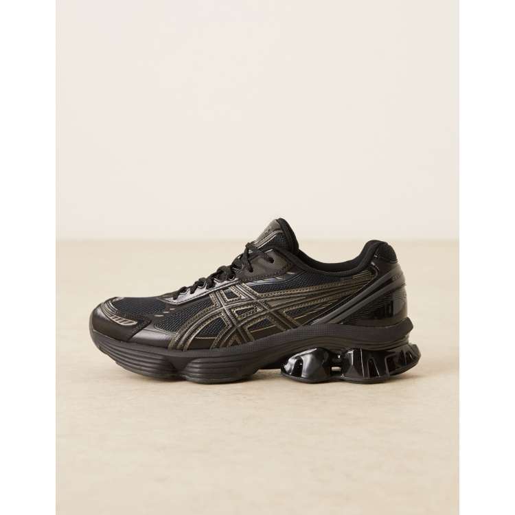 Asics Gel-Kinetic Fluent trainers in black and Grey | ASOS