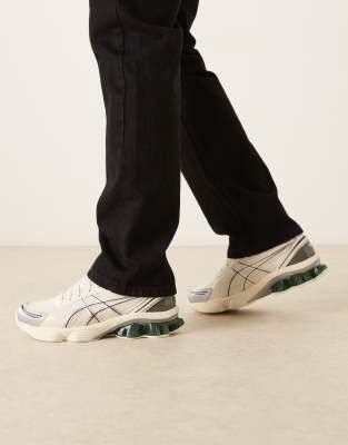  Gel-Kinetic Fluent trainers in cream and silver