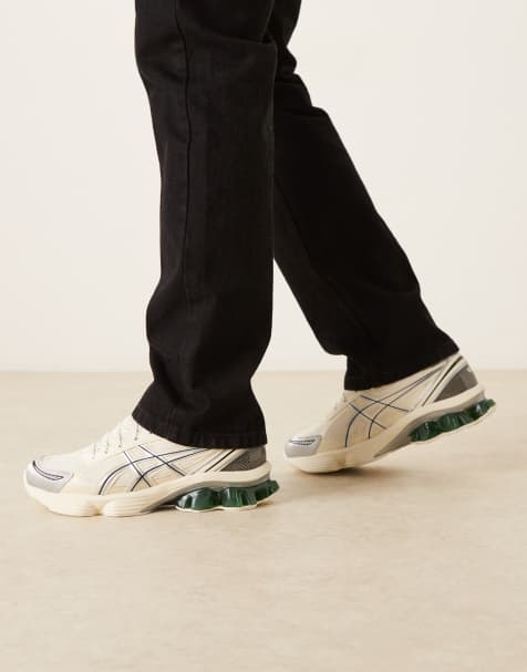 Asics - Gel-Kinetic - Sneakers color crema e argento - view 1