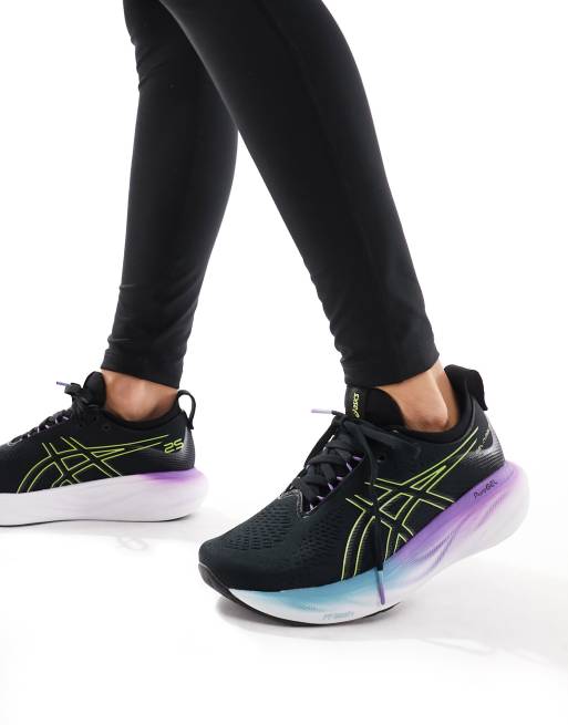 Asics – Gel-Nimbus 25 Neutral – Czarne buty sportowe do biegania, 5 z 5