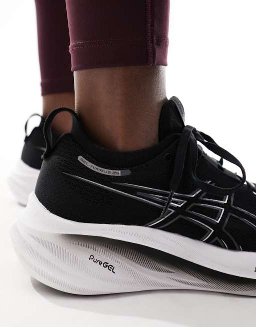 Asics - Gel-Nimbus 26 - Baskets de course - Noir et gris graphite, 3 de 5