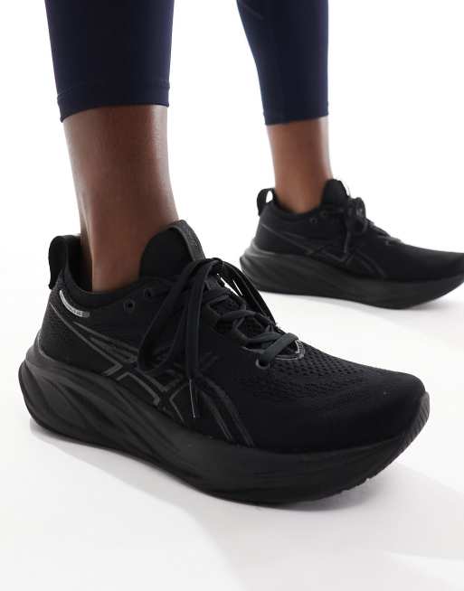 Asics – Gel-Nimbus 26 – Czarne buty sportowe do biegania, 3 z 5