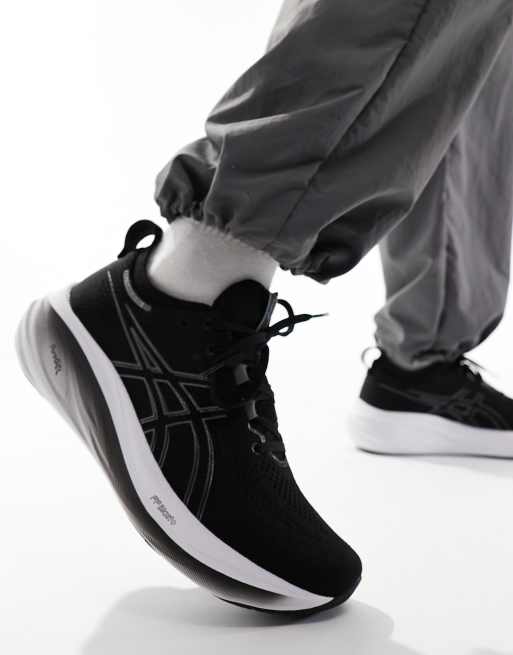 Asics - Gel-Nimbus 26 Neutral - Hardloopschoenen in zwart en grafietgrijs