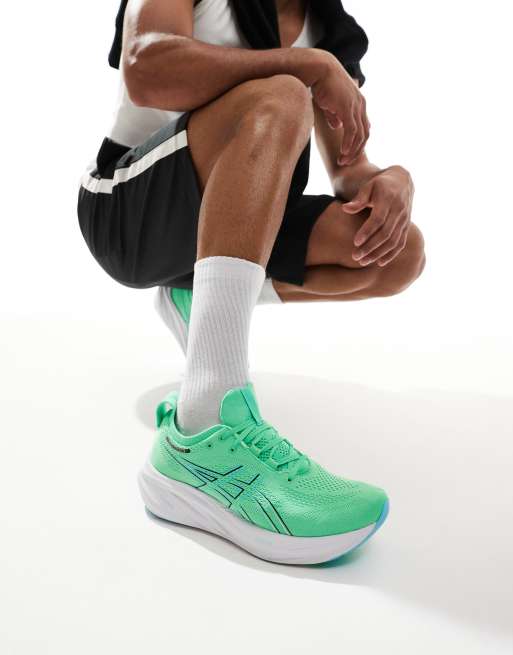 Asics – Gel-Nimbus 26 Neutral – Jasnozielone buty sportowe do biegania