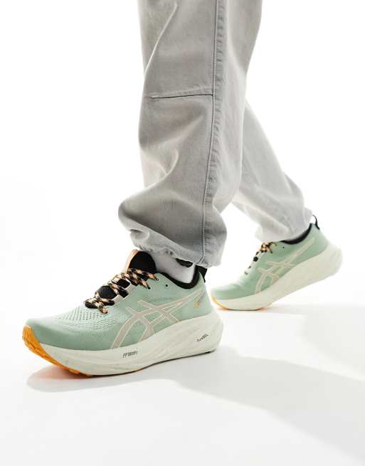 Asics - Gel-Nimbus 26 TR Neutral - Sneakers da trail running verdi e gialle
