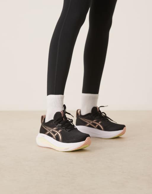 Asics - Gel-Nimbus 27 - Hardloopschoenen in zwart en breeze