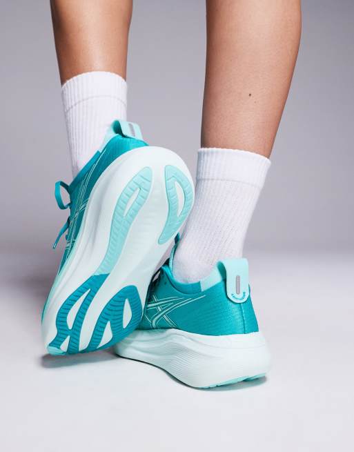 Asics - Gel-Nimbus 27 - Hardloopshoenen in wave blauwgroen in mint, 4 van 5