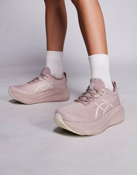Asics - Gel-Nimbus 27 - Hardloopsneakers in taupe - view 1