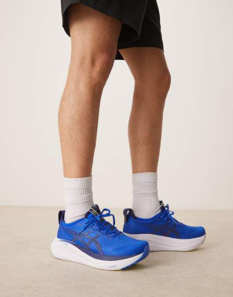 Asics – Gel-Nimbus 27 – Klarblå och indigoblå löparskor - view 1
