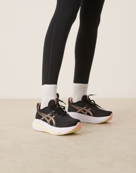 Asics – Gel-Nimbus 27 – Lauf-Sneaker in Schwarz und der Farbe Breeze - view 1
