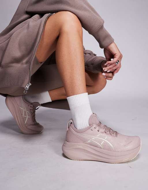Asics – Gel-Nimbus 27 – Lauf-Sneaker in Taupe, 5 von 5
