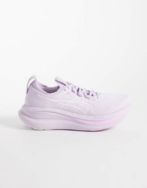 Asics - Gel-Nimbus 28 - Baskets de course - Lilas et blanc - view 1