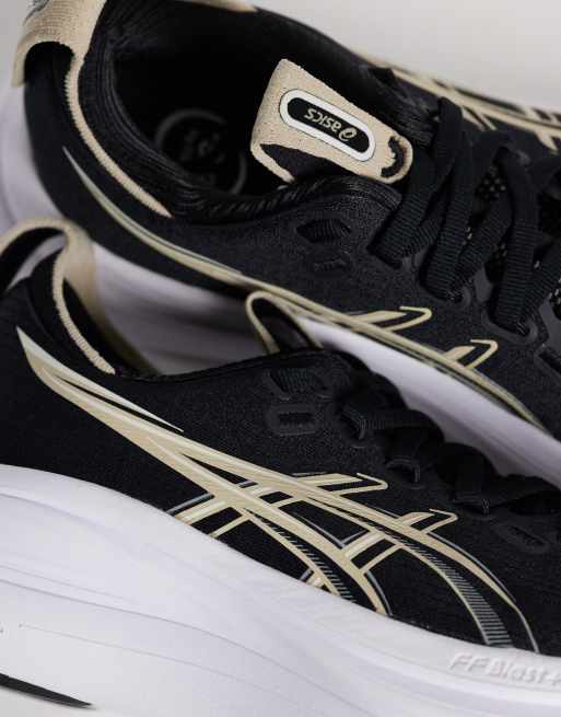 Asics – Gel-Nimbus 28 – Lauf-Sneaker in Schwarz und Federgrau, 3 von 5
