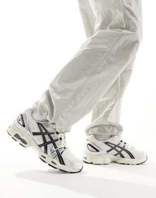 Asics Gel-Nimbus 9 trainers in cream and black - ASOS Price Checker